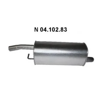 Silencieux arrière EBERSPÄCHER OEM 1141306