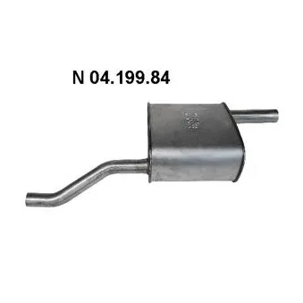 Silencieux arrière EBERSPÄCHER OEM 1230584