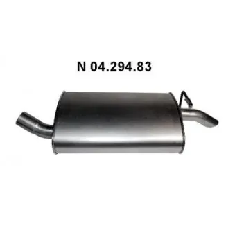 Silencieux arrière EBERSPÄCHER OEM 1507355