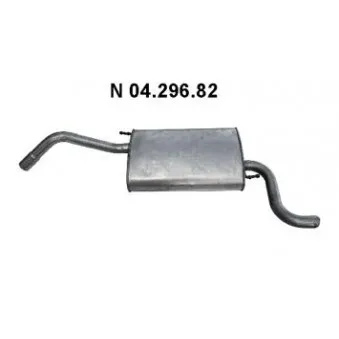 Silencieux arrière EBERSPÄCHER OEM 1015798