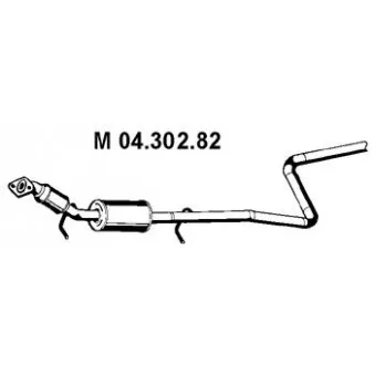 Silencieux central EBERSPÄCHER OEM 1146860