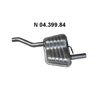 Silencieux arrière EBERSPÄCHER OEM 1230594