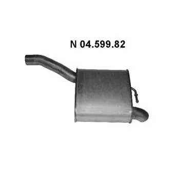 EBERSPÄCHER 04.599.82 - Silencieux arrière