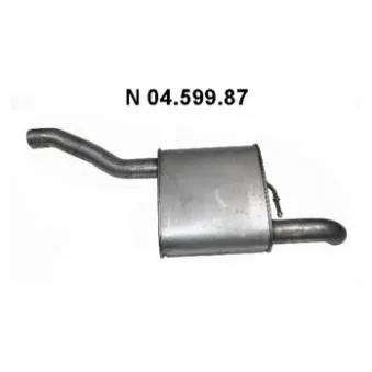 Silencieux arrière EBERSPÄCHER OEM 1133517
