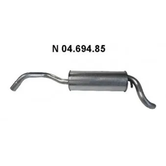 Silencieux arrière EBERSPÄCHER OEM 7412528