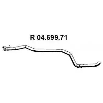 EBERSPÄCHER 04.699.71 - Tuyau d'échappement