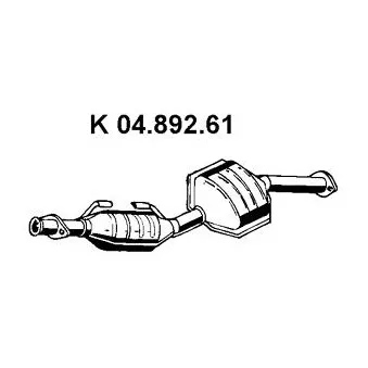 EBERSPÄCHER 04.892.61 - Catalyseur