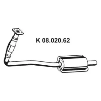 Catalyseur EBERSPÄCHER OEM 5854408