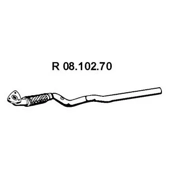 Tuyau d'échappement EBERSPÄCHER OEM 5852134