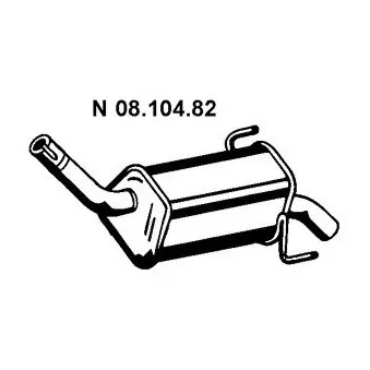 Silencieux arrière EBERSPÄCHER OEM 5852307