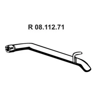 EBERSPÄCHER 08.112.71 - Tuyau d'échappement