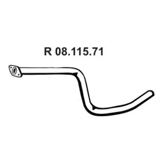 EBERSPÄCHER 08.115.71 - Tuyau d'échappement