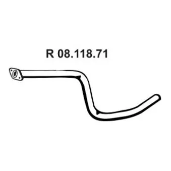 EBERSPÄCHER 08.118.71 - Tuyau d'échappement