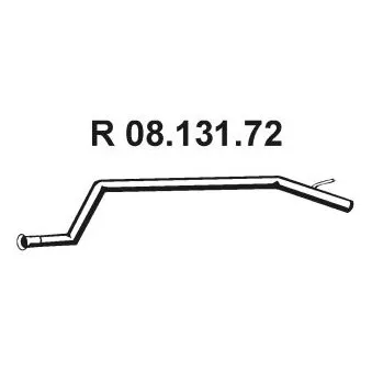 Tuyau d'échappement EBERSPÄCHER OEM 4415324