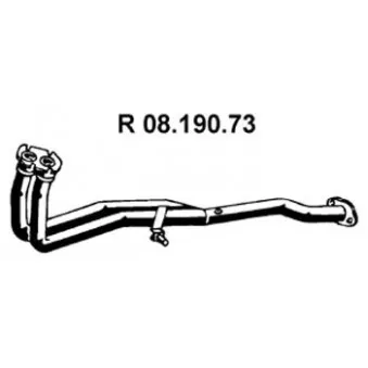 EBERSPÄCHER 08.190.73 - Tuyau d'échappement