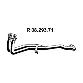Tuyau d'échappement EBERSPÄCHER OEM 5854207
