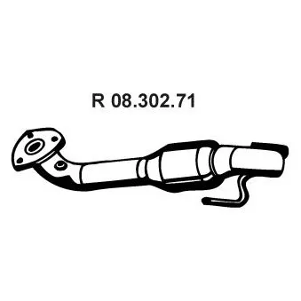 Tuyau d'échappement EBERSPÄCHER OEM 858175