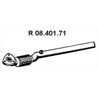Tuyau d'échappement EBERSPÄCHER OEM 5852484