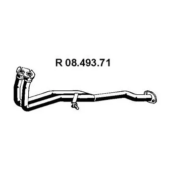 EBERSPÄCHER 08.493.71 - Tuyau d'échappement