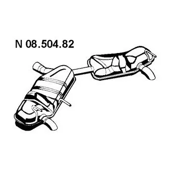 Silencieux arrière EBERSPÄCHER OEM 5852245