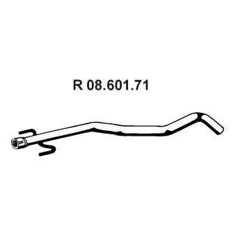 EBERSPÄCHER 08.601.71 - Tuyau d'échappement