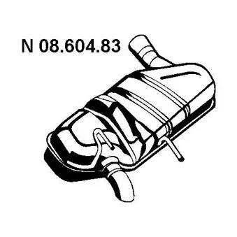 Silencieux arrière EBERSPÄCHER OEM 5852285 Silencieux arrière EBERSPÄCHER OEM 5852285