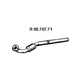 Tuyau d'échappement EBERSPÄCHER OEM 5852199