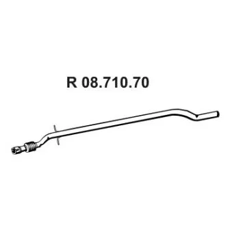 Tuyau d'échappement EBERSPÄCHER [08.710.70]