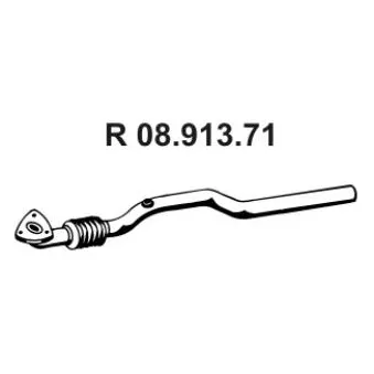 EBERSPÄCHER 08.913.71 - Tuyau d'échappement