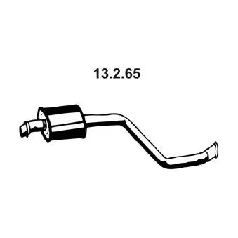 Silencieux central EBERSPÄCHER OEM 1717G3