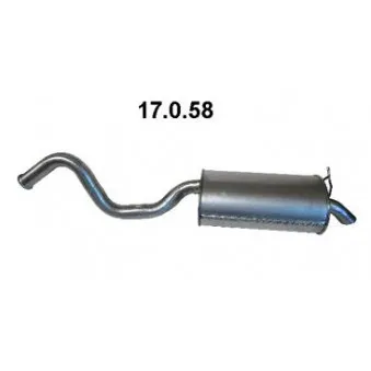 Silencieux arrière EBERSPÄCHER OEM 7700843018