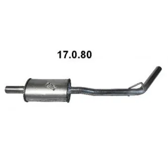 Silencieux avant EBERSPÄCHER OEM 7700309504