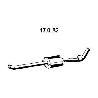 Silencieux avant EBERSPÄCHER OEM 7700308551
