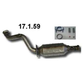 Catalyseur EBERSPÄCHER OEM 8200122934