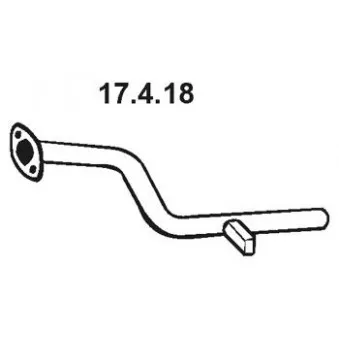 Tuyau d'échappement EBERSPÄCHER OEM 8200276387