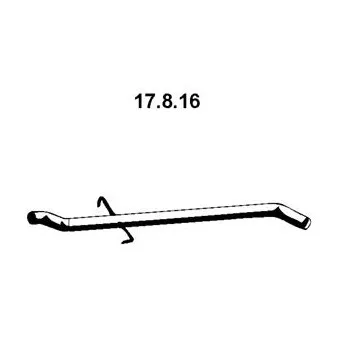 Tuyau d'échappement EBERSPÄCHER OEM 7700844704