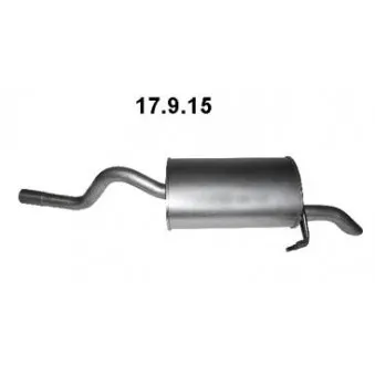 Silencieux arrière EBERSPÄCHER OEM 7700437010