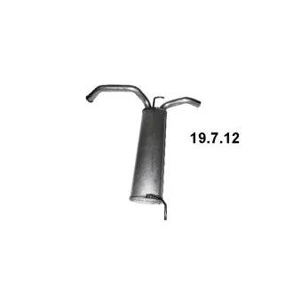 Silencieux arrière EBERSPÄCHER OEM 1726YA