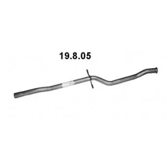 Tuyau d'échappement EBERSPÄCHER OEM 1717J0