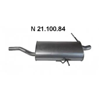 Silencieux arrière EBERSPÄCHER OEM 18121712927