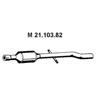 EBERSPÄCHER 21.103.82 - Silencieux central