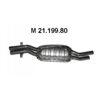 Silencieux central EBERSPÄCHER OEM 18307786261