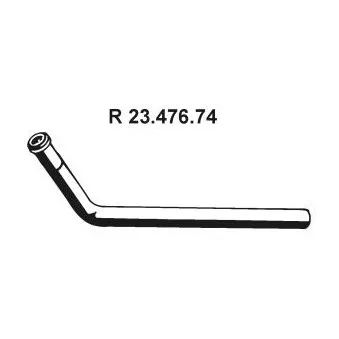 Tuyau d'échappement EBERSPÄCHER OEM 1234903519