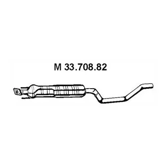 Silencieux central EBERSPÄCHER OEM 4753745