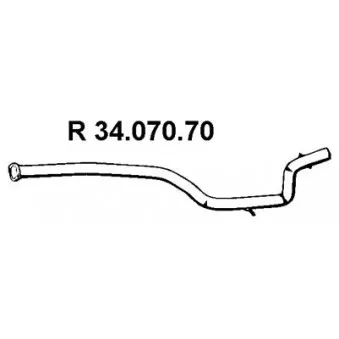 EBERSPÄCHER 34.070.70 - Tuyau d'échappement