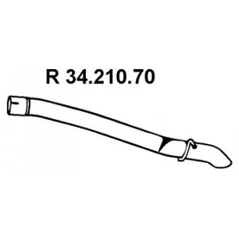 EBERSPÄCHER 34.210.70 - Tuyau d'échappement