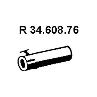 Tuyau d'échappement EBERSPÄCHER OEM 3528333