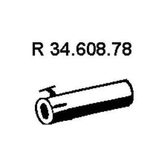 EBERSPÄCHER 34.608.78 - Tuyau d'échappement