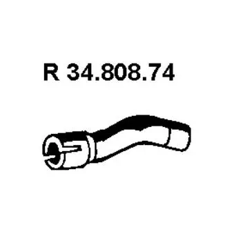 Tuyau d'échappement EBERSPÄCHER [34.808.74]