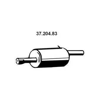 Silencieux arrière EBERSPÄCHER OEM 6001549416